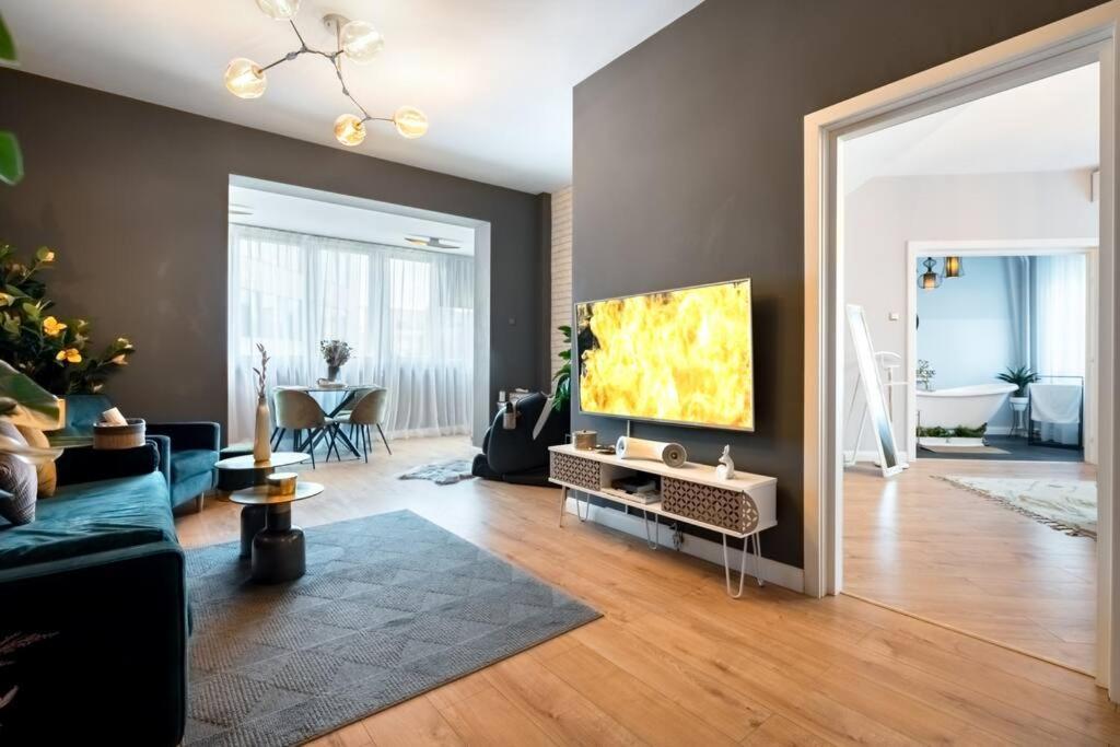 Intercontinental Apart - Massage Terrace Fireplace Bukurešť Exteriér fotografie