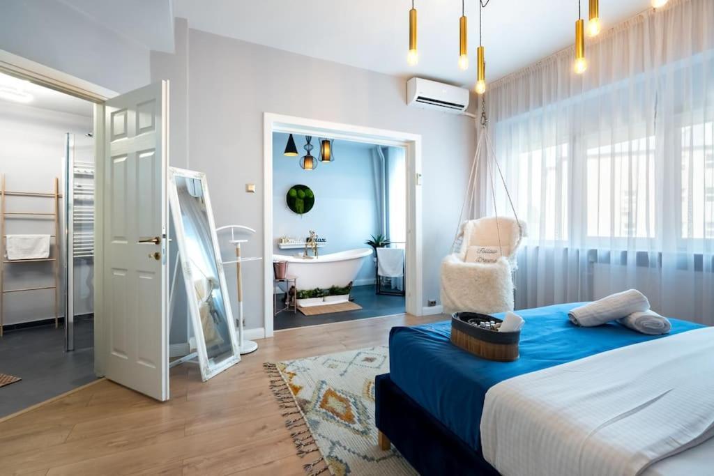 Intercontinental Apart - Massage Terrace Fireplace Bukurešť Exteriér fotografie